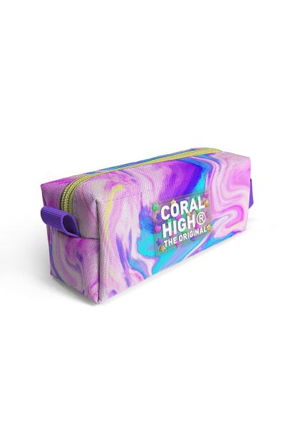 Coral High Kids Renkli Unicorn Desenli Kalem Çantası 22074 - 4