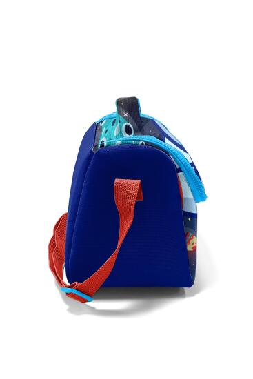Coral High Kids Saks Mavi Astronot Desenli Thermo Beslenme Çantası 11724 