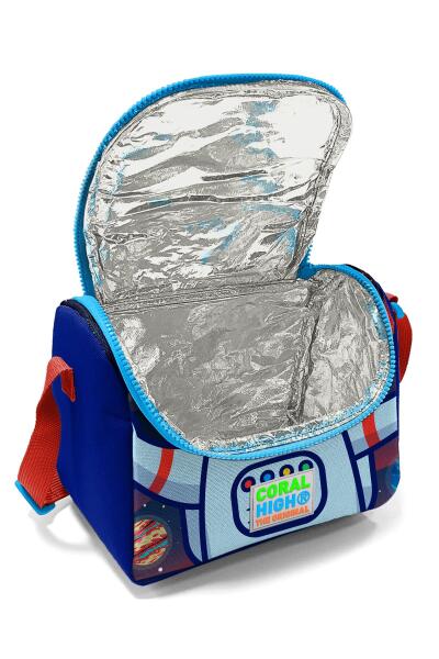 Coral High Kids Saks Mavi Astronot Desenli Thermo Beslenme Çantası 11724 - 4