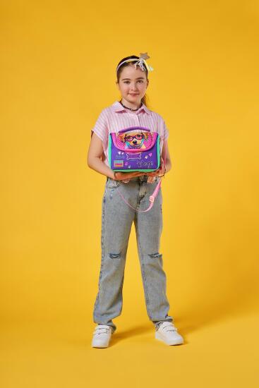 Coral High Kids Sarı Pembe Sevimli Köpek Desenli Thermo Beslenme Çantası 11752 - 2