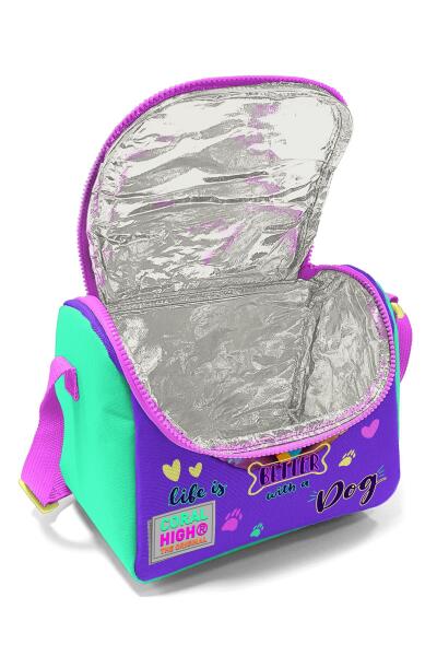 Coral High Kids Sarı Pembe Sevimli Köpek Desenli Thermo Beslenme Çantası 11752 - 5