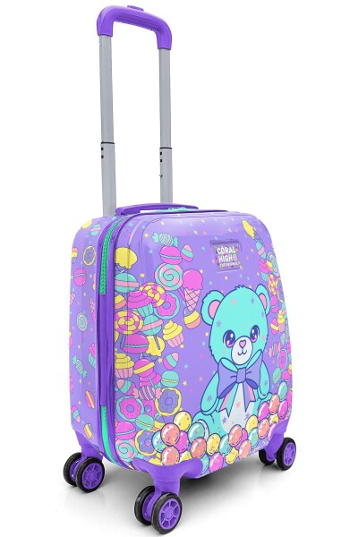 Coral High Kids Şeker Ayıcık Desenli Çocuk Valizi 16693 - 6