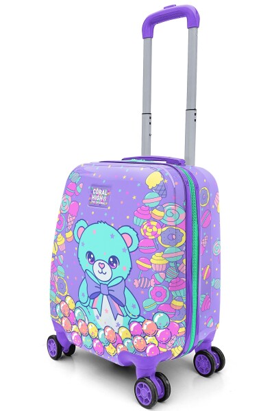 Coral High Kids Şeker Ayıcık Desenli Çocuk Valizi 16693 - 2