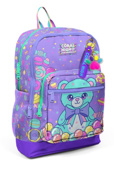 Coral High Kids Şeker Ayıcık Desenli Okul Sırt Çantası 33205 