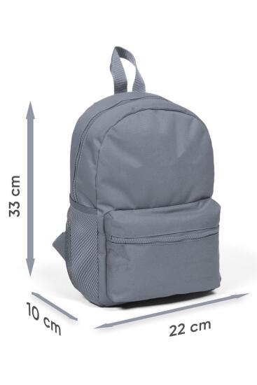 Minik Yuva Sırt Çantası Pembe Mor Milkshake Dondurma Desenli İki Bölmeli 23549 - 5