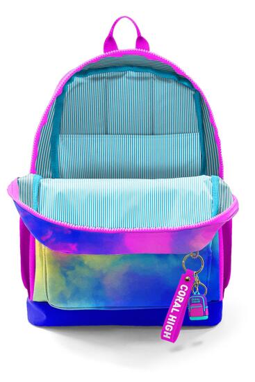 Coral High Kids Renkli Batik Desenli Okul Sırt Çantası 23757 - 4
