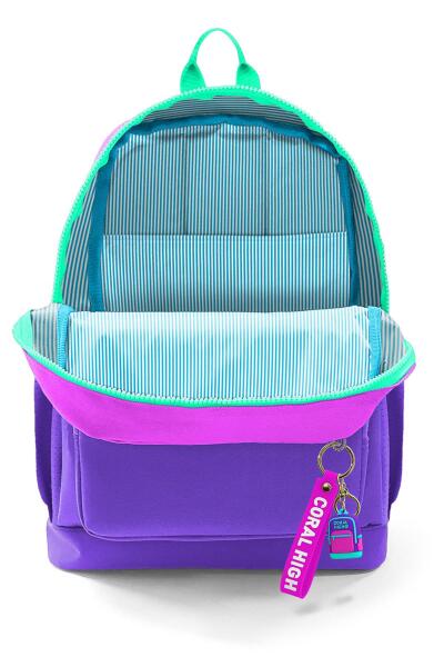 Coral High Kids Pembe Mor Renk Geçişli Okul Sırt Çantası 23762 - 4