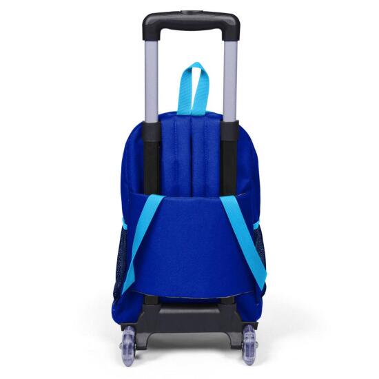 Coral High Kids Lacivert ve Mavi Üç Bölmeli Çekçekli Okul Sırt Çantası 23124 - 5