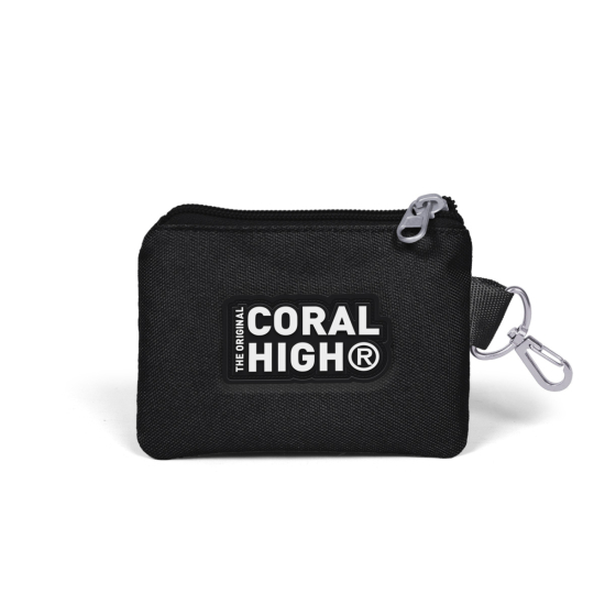 Coral High Kids Siyah Kaplan Desenli Bozuk Para Çantası 21703 - 2