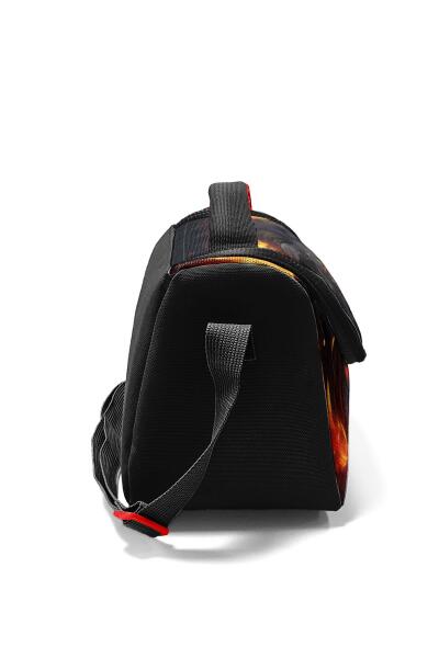 Coral High Kids Siyah Aslan Desenli Thermo Beslenme Çantası 22771 - 2