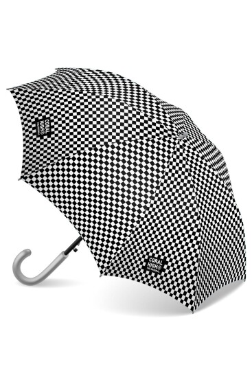 Coral High Kids Siyah Beyaz Dama Desenli Çocuk Şemsiyesi 12671 - Coral High KIDS