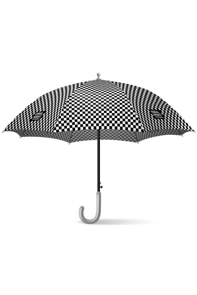Coral High Kids Siyah Beyaz Dama Desenli Çocuk Şemsiyesi 12671 - 5