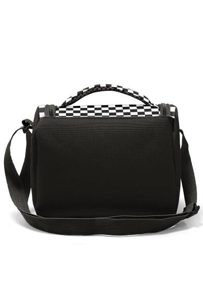 Coral High Kids Siyah Beyaz Dama Desenli Thermo Beslenme Çantası 22777 - 3