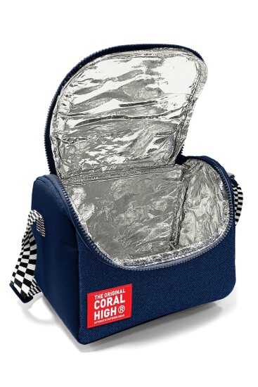 Coral High Kids Siyah Beyaz Dama Thermo Beslenme Çantası 37134 - 4