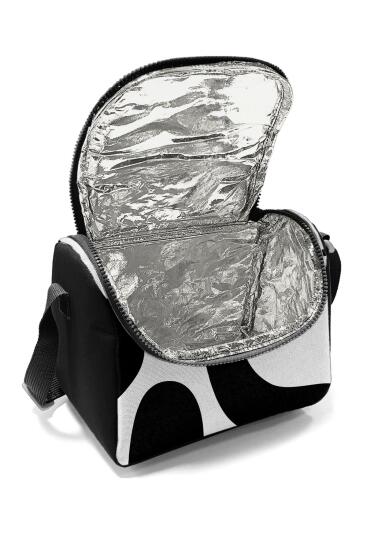 Coral High Kids Siyah Beyaz Desenli Thermo Beslenme Çantası 22787 - 4