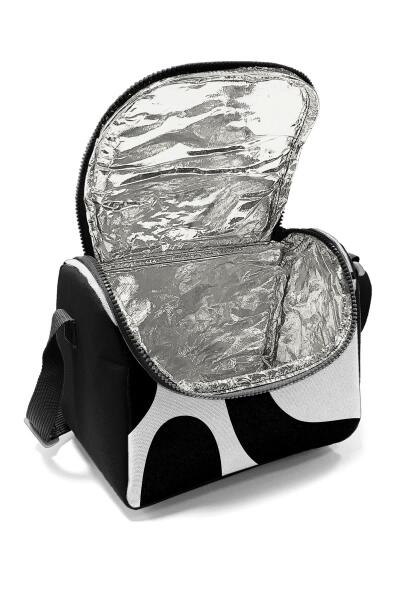 Coral High Kids Siyah Beyaz Desenli Thermo Beslenme Çantası 22787 - 4