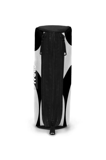 Coral High Kids Siyah Beyaz Desenli Üç Bölmeli Kalem Çantası 11187 - 2