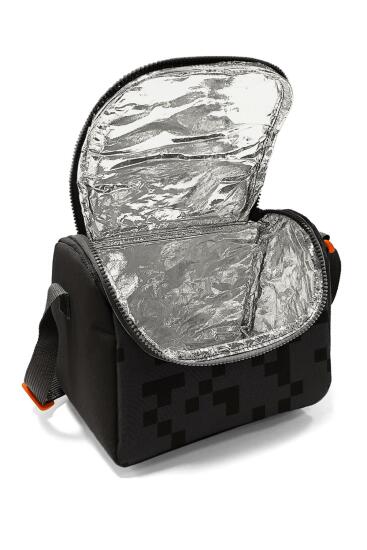 Coral High Kids Siyah Blok Desenli Thermo Beslenme Çantası 22794 - 4