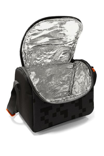 Coral High Kids Siyah Blok Desenli Thermo Beslenme Çantası 22794 - 4