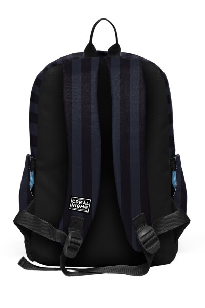 Coral High Kids Siyah Çizgi Desenli Okul Sırt Çantası 33218 - 2