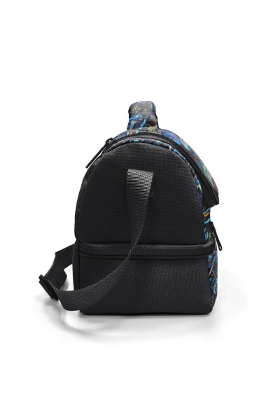 Coral High Kids Siyah Çok Renkli Yarış Arabası Desenli Thermo İki Katlı Beslenme Çantası 37210 - 6