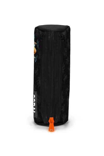 Coral High Kids Siyah Drone Desenli Üç Bölmeli Kalem Çantası 11191 - 2