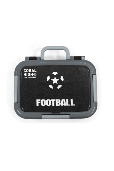 Coral High Kids Siyah Futbol Desenli Paslanmaz Çelik Beslenme Kabı 39205 - 5