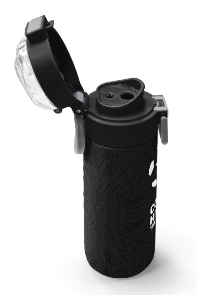 Coral High Kids Siyah Futbol Desenli Pipetli ve Direkt İçim Çelik Termos 500 ml 31898 - 6