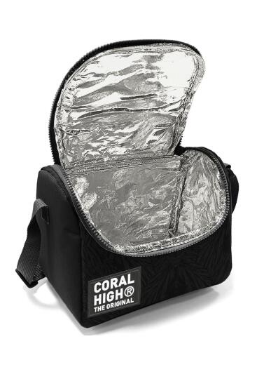 Coral High Kids Siyah Futbol Desenli Thermo Beslenme Çantası 22798 - 4