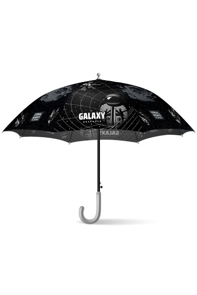 Coral High Kids Siyah Galaxy Desenli Çocuk Şemsiyesi 12679 - 5