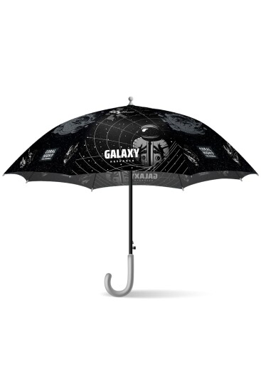 Coral High Kids Siyah Galaxy Desenli Çocuk Şemsiyesi 12679 - 5
