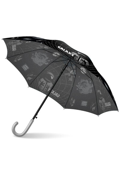 Coral High Kids Siyah Galaxy Desenli Çocuk Şemsiyesi 12679 - 4