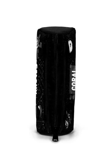 Coral High Kids Siyah Galaxy Desenli Üç Bölmeli Kalem Çantası 11171 - 2