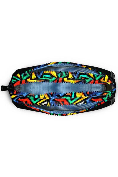 Coral High Kids Siyah Grafiti Desenli Üç Bölmeli Kalem Çantası 11162 - 4