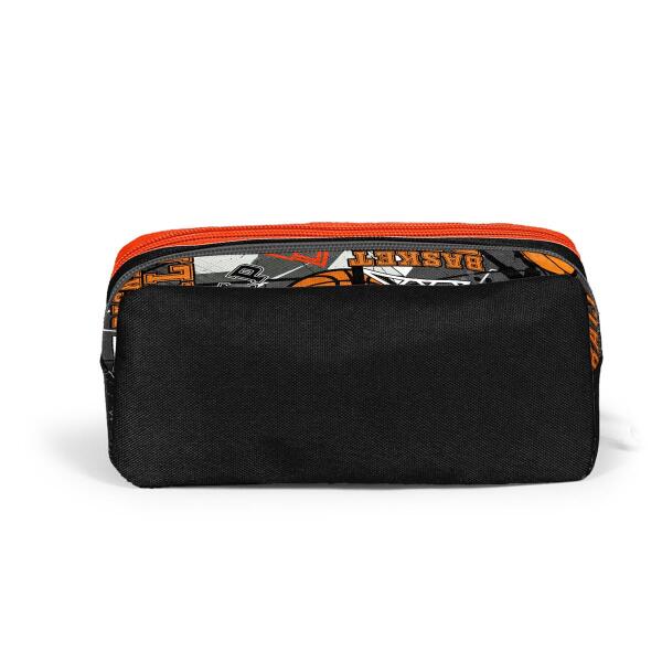 Coral High Kids Siyah Gri Basketbol Desenli 3'lü Okul Çanta Seti SET0114418 - 7