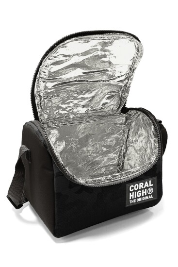 Coral High Kids Siyah Kamuflaj Desenli Thermo Beslenme Çantası 37138 - 4