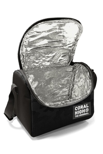 Coral High Kids Siyah Kamuflaj Desenli Thermo Beslenme Çantası 37138 - 4
