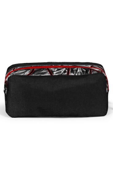 Coral High Kids Siyah Kırmızı Araba Desenli 3’lü Okul Çanta Seti SET0114429 - 7