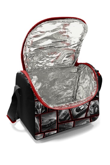 Coral High Kids Siyah Kırmızı Araba Desenli 3’lü Okul Çanta Seti SET0114429 - 4