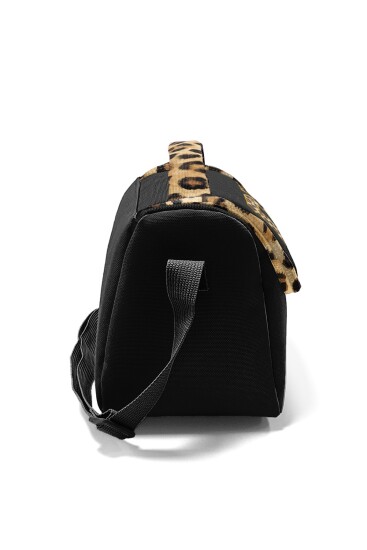 Coral High Kids Siyah Leopar CH Harf Desenli Thermo Beslenme Çantası 37128 - 2