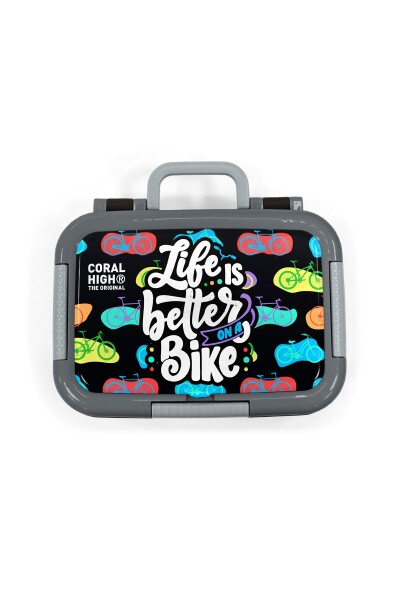 Coral High Kids Siyah Lets Play Paslanmaz Çelik Beslenme Kabı 39143 - 5