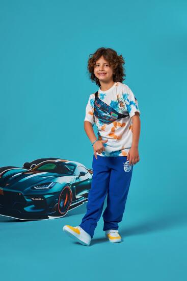 Coral High Kids Siyah Nefti Yarış Arabası Desenli Bel Çantası 11517 - 2