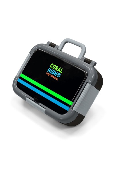 Coral High Kids Siyah Paslanmaz Çelik Beslenme Kabı 39235 - 1