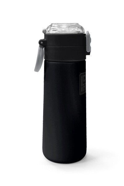 Coral High Kids Siyah Pipetli ve Direkt İçim Çelik Termos 500 ml 31827 - 2