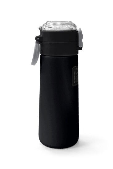 Coral High Kids Siyah Pipetli ve Direkt İçim Çelik Termos 500 ml 31827 - 2