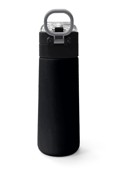 Coral High Kids Siyah Pipetli ve Direkt İçim Çelik Termos 500 ml 31827 - 4