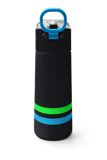 Coral High Kids Siyah Pipetli ve Direkt İçim Çelik Termos 500 ml 31929 - 4