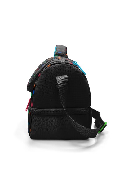 Coral High Kids Siyah Renkli Petek Desenli Thermo İki Katlı Beslenme Çantası 37204 - 7