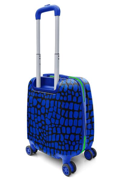 Coral High Kids Siyah Saks Ejderha Desenli Çocuk Valizi 16752 - 6