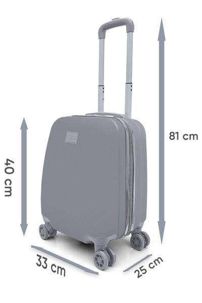 Coral High Kids Siyah Saks Ejderha Desenli Çocuk Valizi 16752 - 5